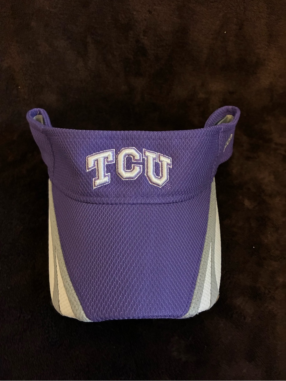 TCU New Era Visor Hat Adjustable Horned Frogs